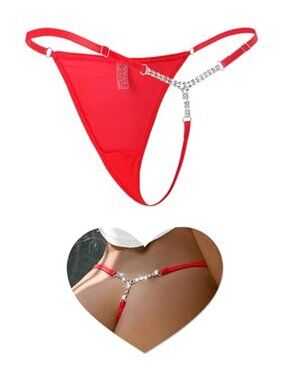 Sexy Thongs for Women G Strings Tangas T-Back Rhinestone Underwear